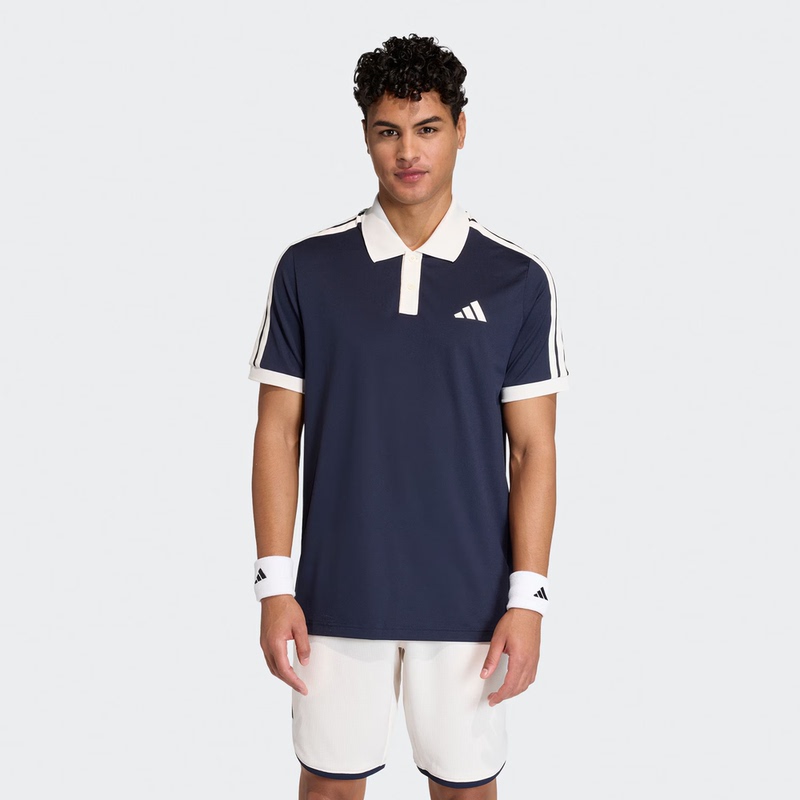 Adidas Adidas Men's Short-Sleeved Polo Shirt 26 Spring New Tennis Knitted Sports T-Shirt Ka5899