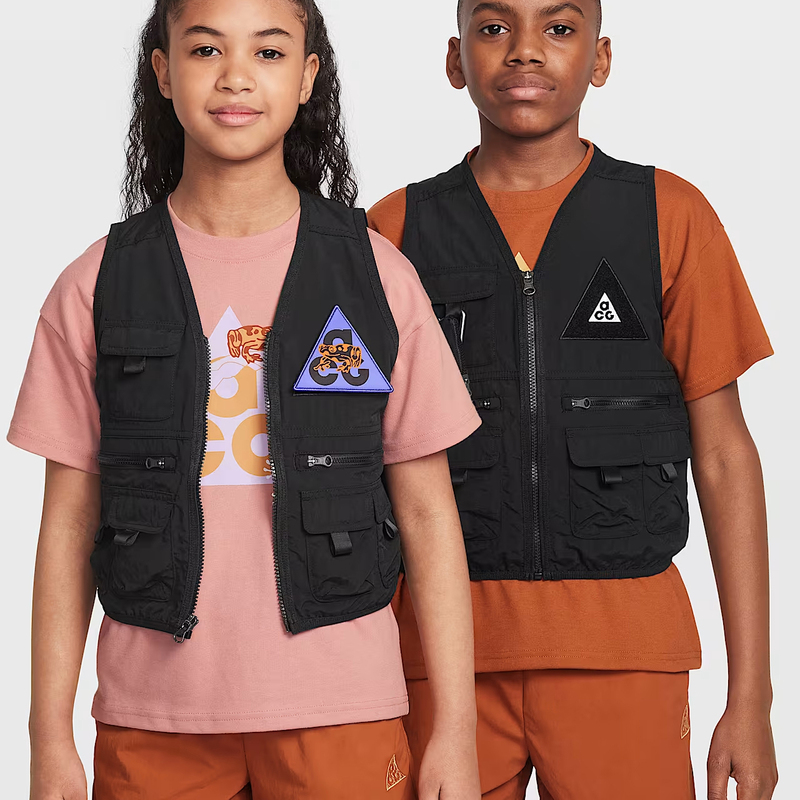 Nike Genuine Jacket Children's Clothing Spring and Autumn New Sports Vest Comfortable Outdoor Casual Vest Hj0676