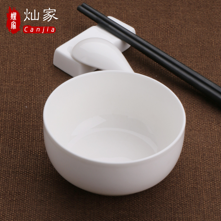 Pure white Australia rainbow such as bowl bowl of soup bowl bowl of Korean mercifully ceramic tableware ceramic bowl of rice bowl bowls