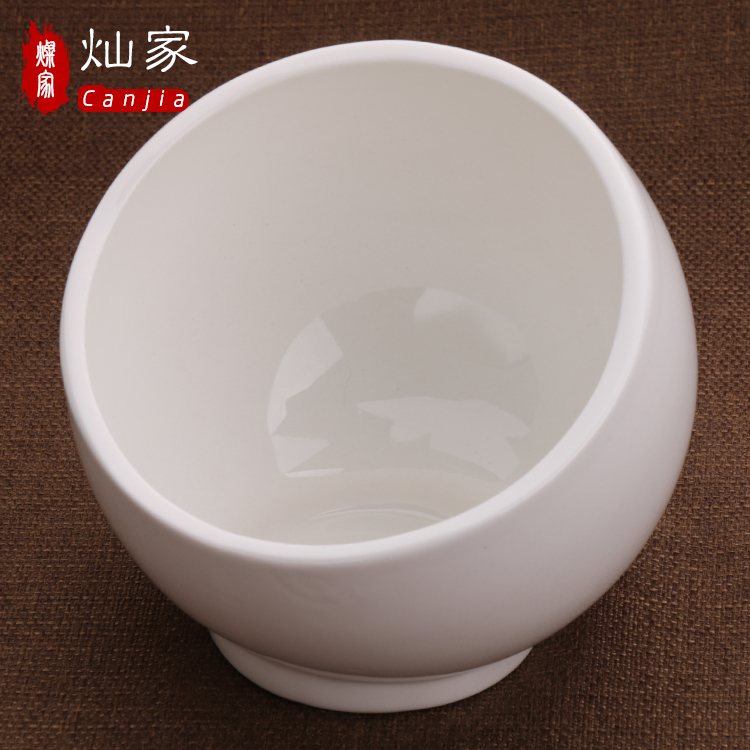 Can is home ceramic spherical creative snack cup shaped bowl bowl dessert buffet seasoning cup to use color to use