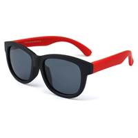 Поляризованная ярко -черная рама красные ножки (отправьте стекалы ткань)