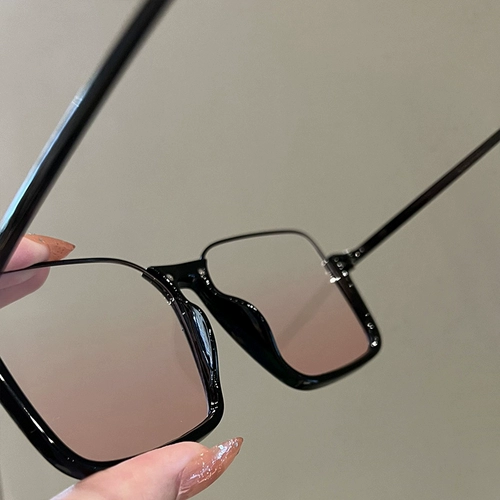 Ретро солнцезащитные очки, квадратные румяна, популярно в интернете, по фигуре, изысканный стиль