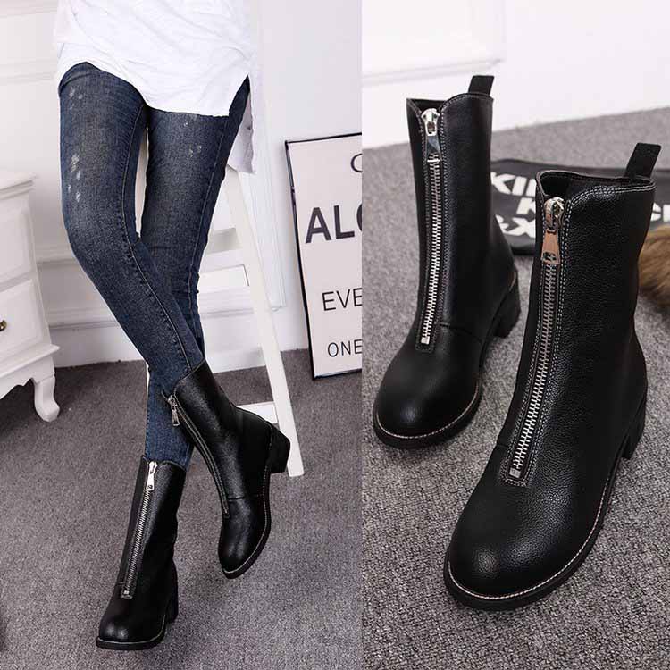 Bottes mi-saison femme      - Ref 3250320 Image 1