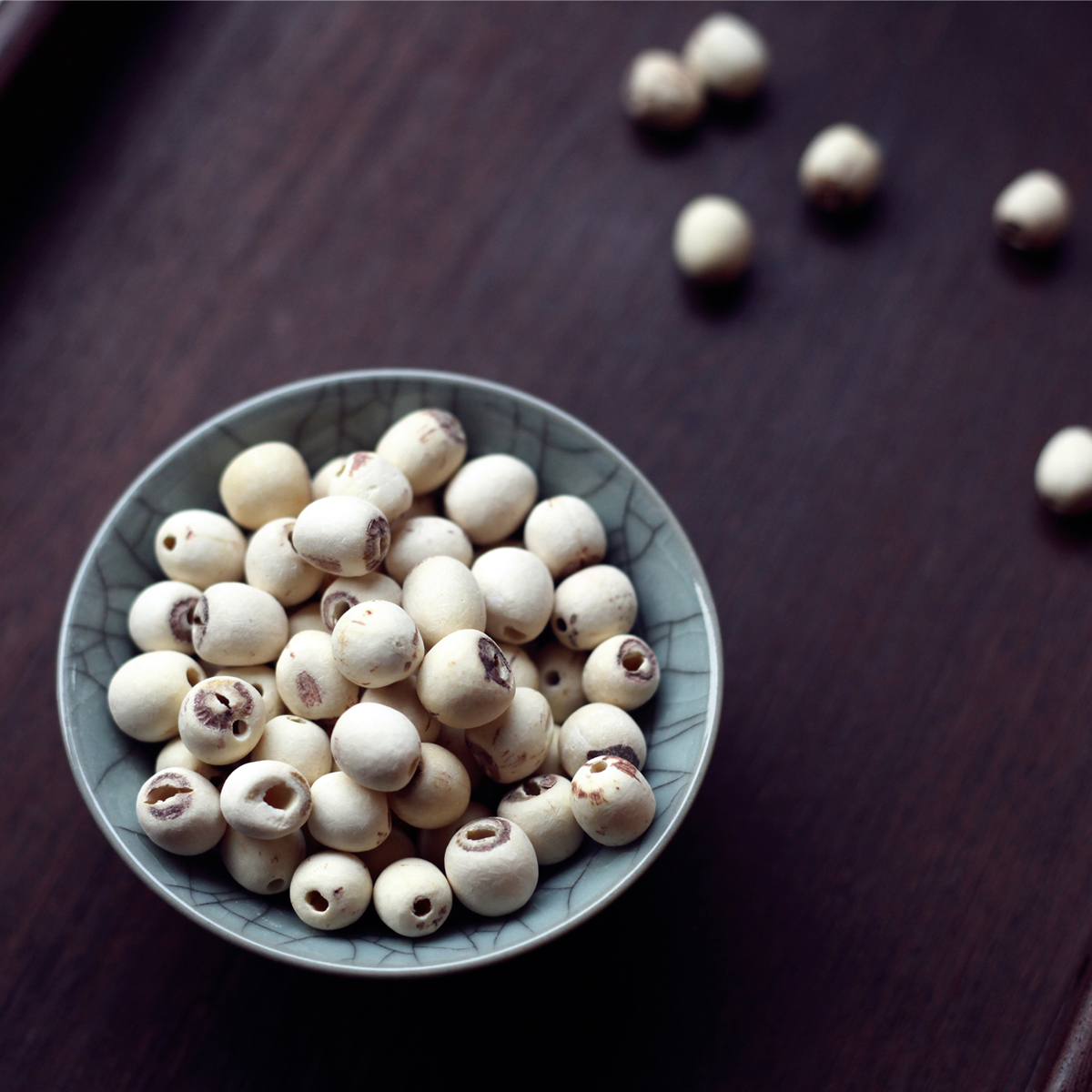 Minced white lotus seeds without core special powder, waxy no sulfur smoked Hubei Huanggang specialty 500g