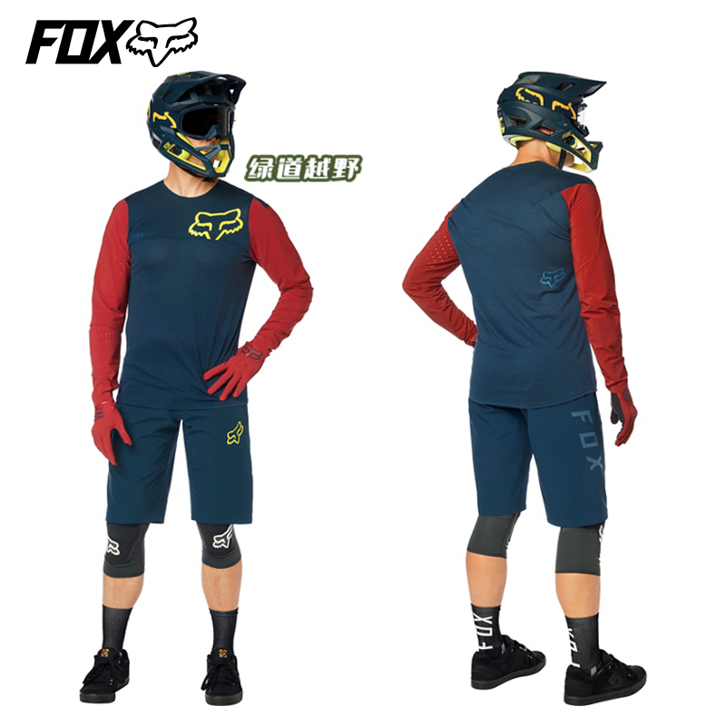 American FOX car hood attacck pro long sleeve riding dress polartec high-tech fabric perspiration speed dry