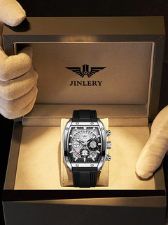 Swiss genuine fine watch men's barrel-shaped famous brand mechanical 2025 new student sports high-end watch