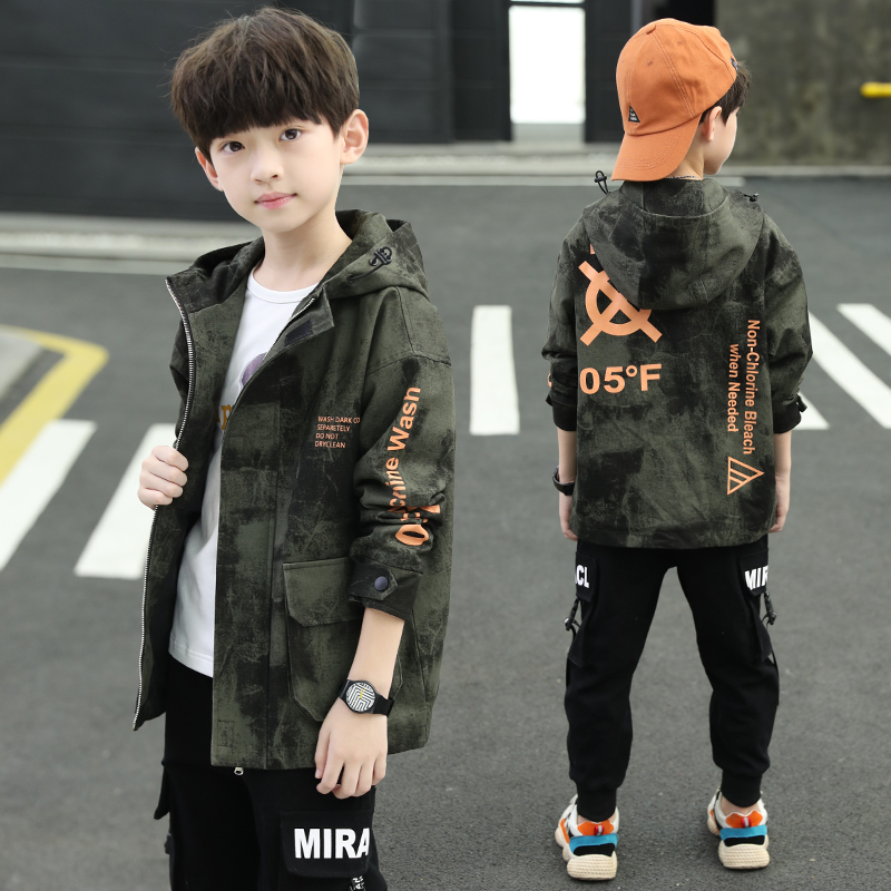 Kids Suit Boys Spring Jacket 2022 New 7 Old Boys 8 Boys Western Style Handsome Jacket 10 Korean Style 12 Years