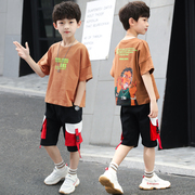 Chàng trai Set 2020 thể thao trẻ em quần áo mùa hè của hai mảnh quần áo mới cho trẻ em bộ con trai trong bầu không khí của phiên bản Hàn Quốc của phiên bản Hàn Quốc của thủy triều.
