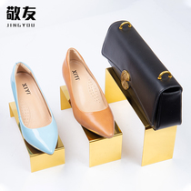 Stainless steel shoe shelves shoe store shoe display racks adult shoe support brackets mens and womens bag brackets U-shaped racks