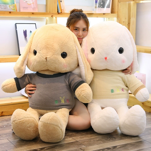 Плюшевый кролик, игрушка, милая тряпичная кукла, детская подушка для сна, Южная Корея, подарок на день рождения