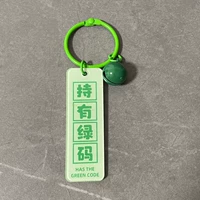 Двустороннее кольцо, держащее зеленое код