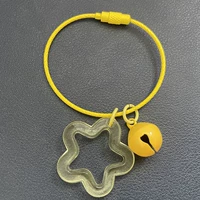 Проволочное кольцо желтая прозрачная модель