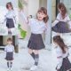 ເດັກຍິງ TB mid-tube socks 2024 summer new Korean style Children's college style four-stripe cotton INS stockings trending