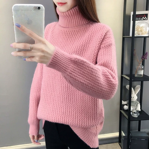Зимний базовый приятный телу свитер, увеличенная толщина, коллекция 2022, оверсайз