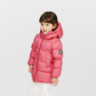Nanny Goose Mid Length Long Length Face Care Thickened Children's down Jacket — 7
