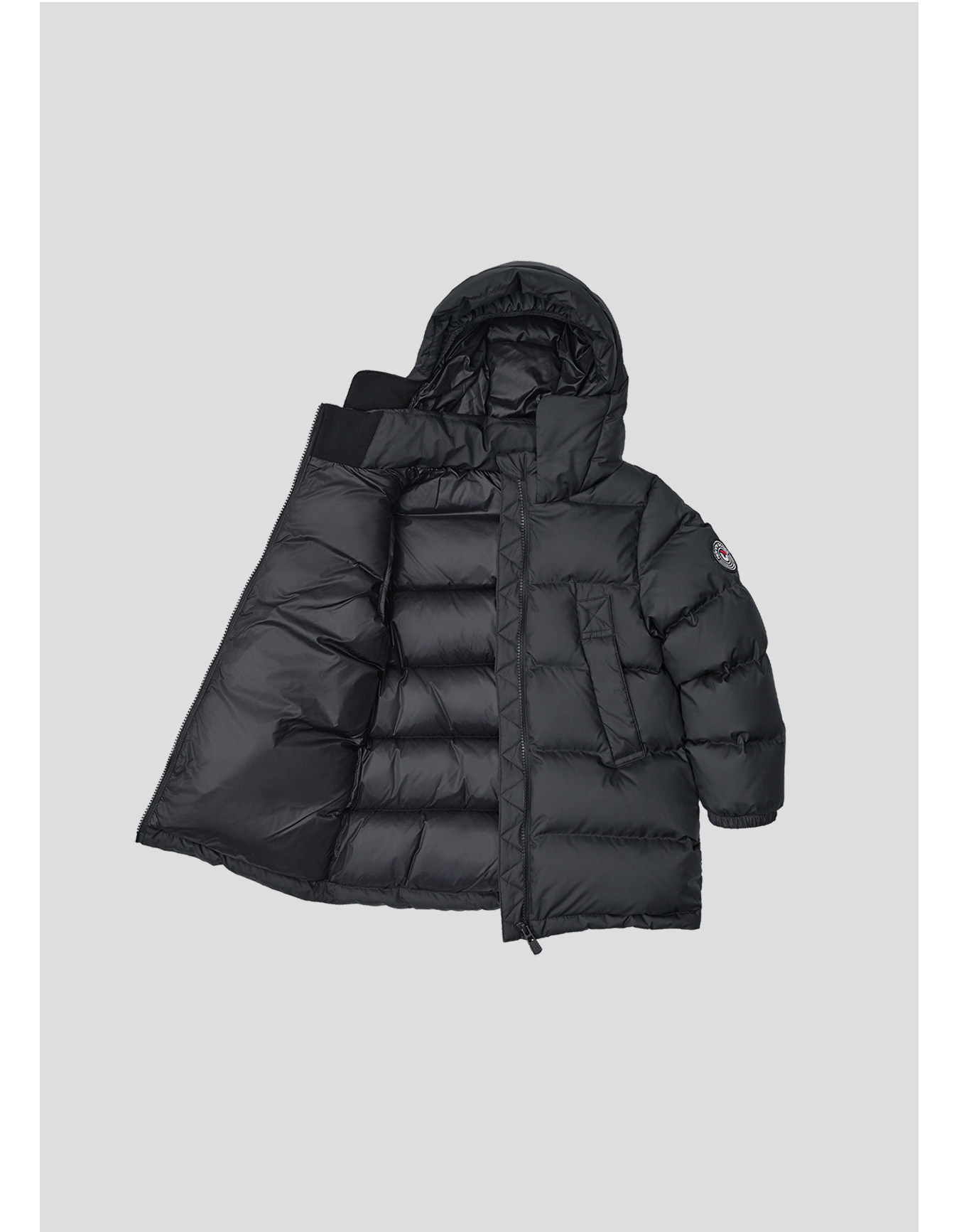 Nanny Goose Mid Length Long Length Face Care Thickened Children's down Jacket — 38