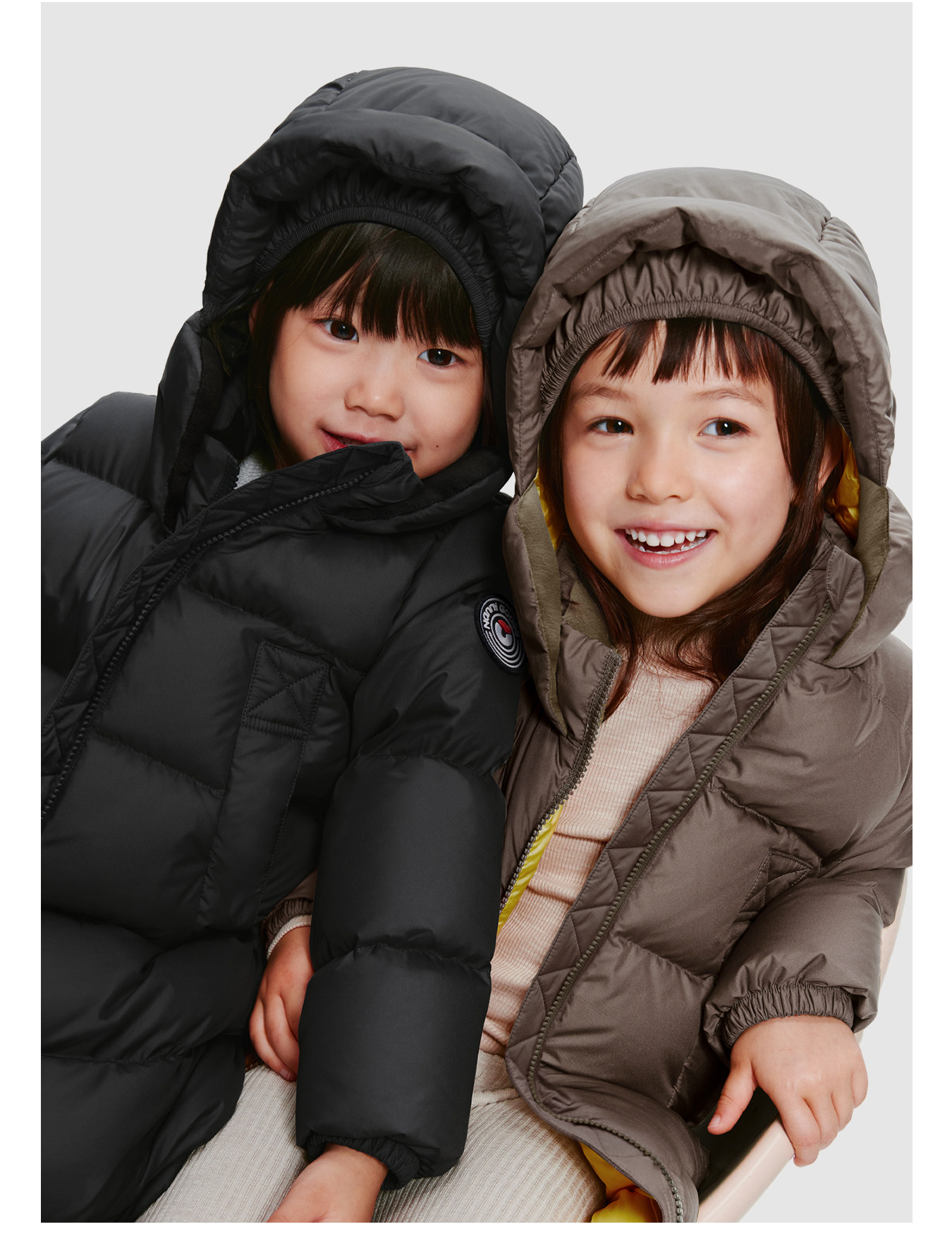 Nanny Goose Mid Length Long Length Face Care Thickened Children's down Jacket — 15