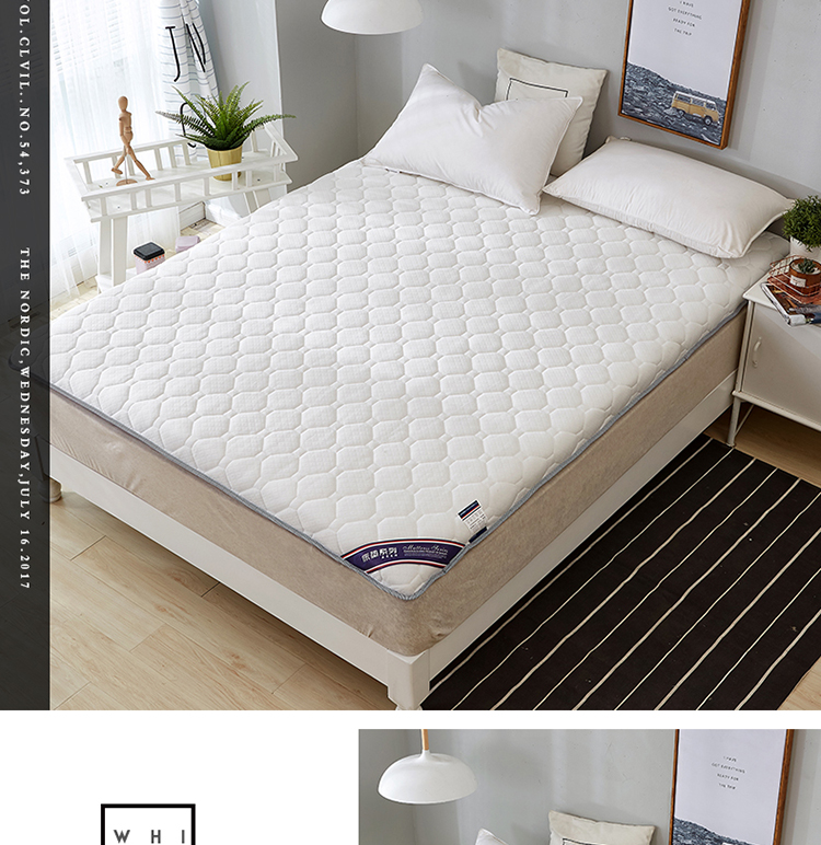 bọt dày nệm 0.9m1 1,2 1,5 1.8x1.9 * 2m người duy nhất ký túc xá nệm nệm trẻ - Nệm nệm