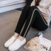 Bà bầu quần legging mùa thu 2018 phiên bản Hàn Quốc mới của phần mỏng của chữ cotton cao eo mẹ mặc quần nâng bụng quần áo bầu đẹp Phụ nữ mang thai quần / quần bụng