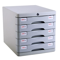 US-22AK Пятислойный файловый шкаф серый