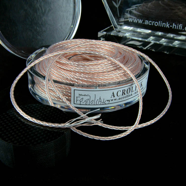 Hymne Audio Single Crystal Copper Single Crystal Copper Silver Plated 8 Core DIY Fever Headset Upgrade Line Signal Line