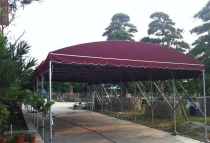 Custom push-pull canopy Warehouse push-pull tent Large logistics mobile push-pull shed Gear push-pull tent Outdoor tent