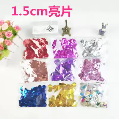 Transparent bobo qiu 1 5cm balloon sequins... our cai se zhi pian wafer birthday confetti balloon filling