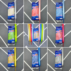 Thickened Pearlescent 260 Magic Long Balloon Clown Cartoon Bright White Pink Blue Braided Picnic Bouquet