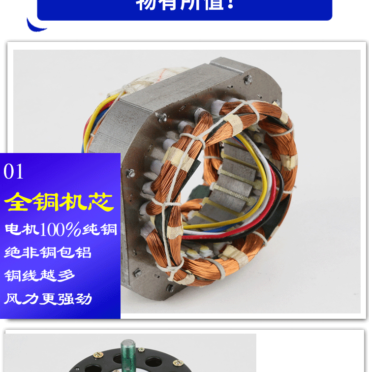 quạt cây công nghiệp Quạt công nghiệp động cơ động cơ còi quạt điện tường quạt treo tường động cơ thuần đồng dây 380V phụ kiện đầu - Quạt điện quạt phun sương công nghiệp