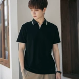 Летняя однотонная футболка polo, футболка с коротким рукавом, летняя одежда