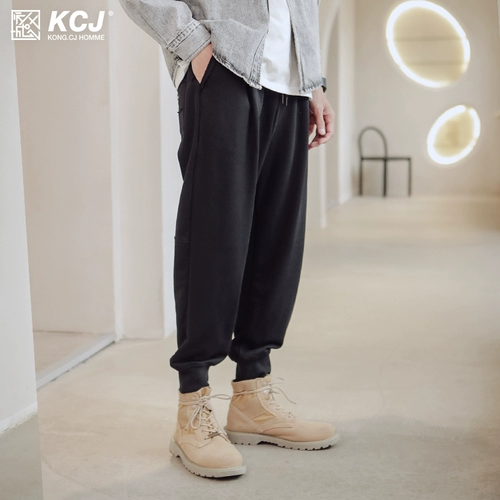 Мужские штаны, осенние, свободный крой, 2021 года