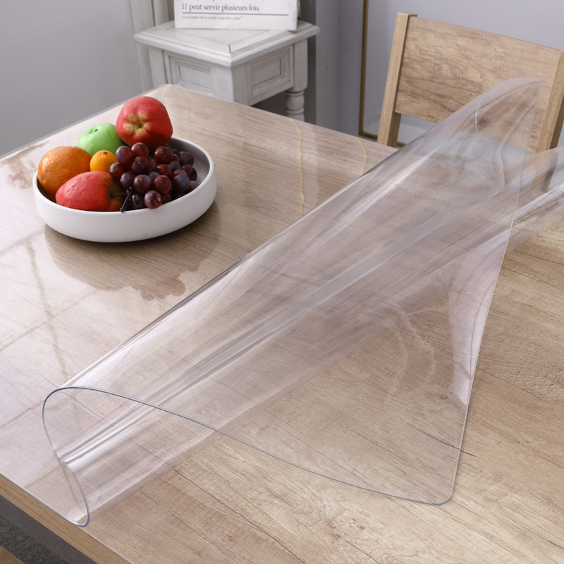 Transparent table mat pvc soft glass plastic coffee table Crystal plate Waterproof and oil-proof leave-in tablecloth thickened table mat