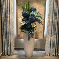 Shell floor-to-ceiling large vase set flower vase dried flower arrangement decoration living room European-style modern decoration floral art