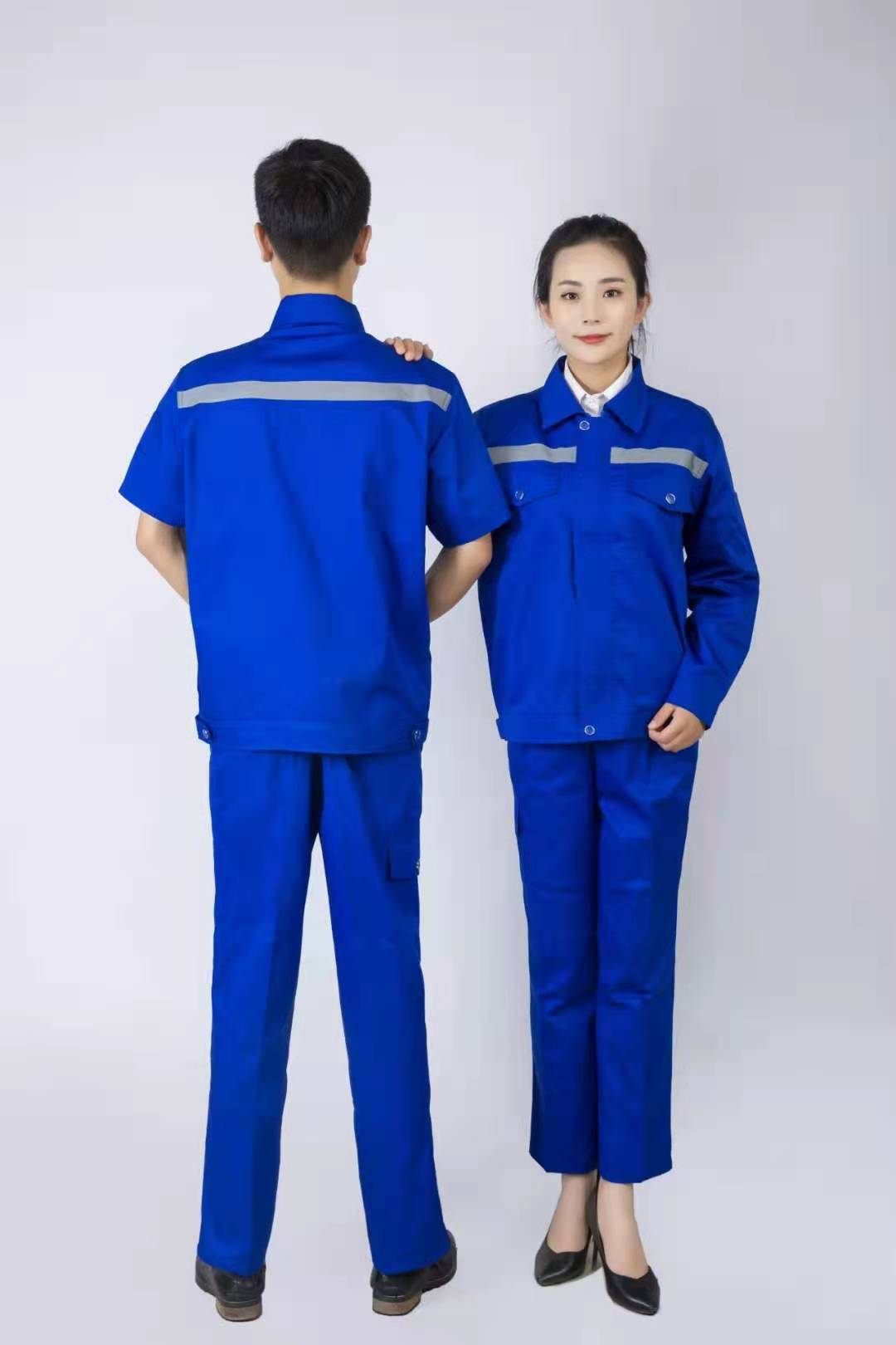 Medium Oil Seven Construction Summer China Chemical Labor Insurance Work Suit Men Construction Site Summer Clothing Suction Sweat and abrasion resistance