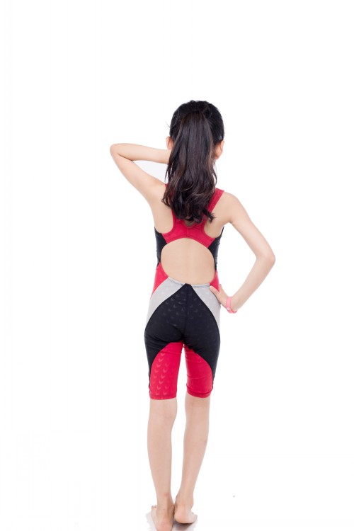 Nữ thi đấu chuyên nghiệp, nhanh khô, da cá mập, áo tắm một mảnh, nữ trung học, trường đào tạo trẻ, học bơi - Bộ đồ bơi của Kid đồ bơi tay dài cho bé gái