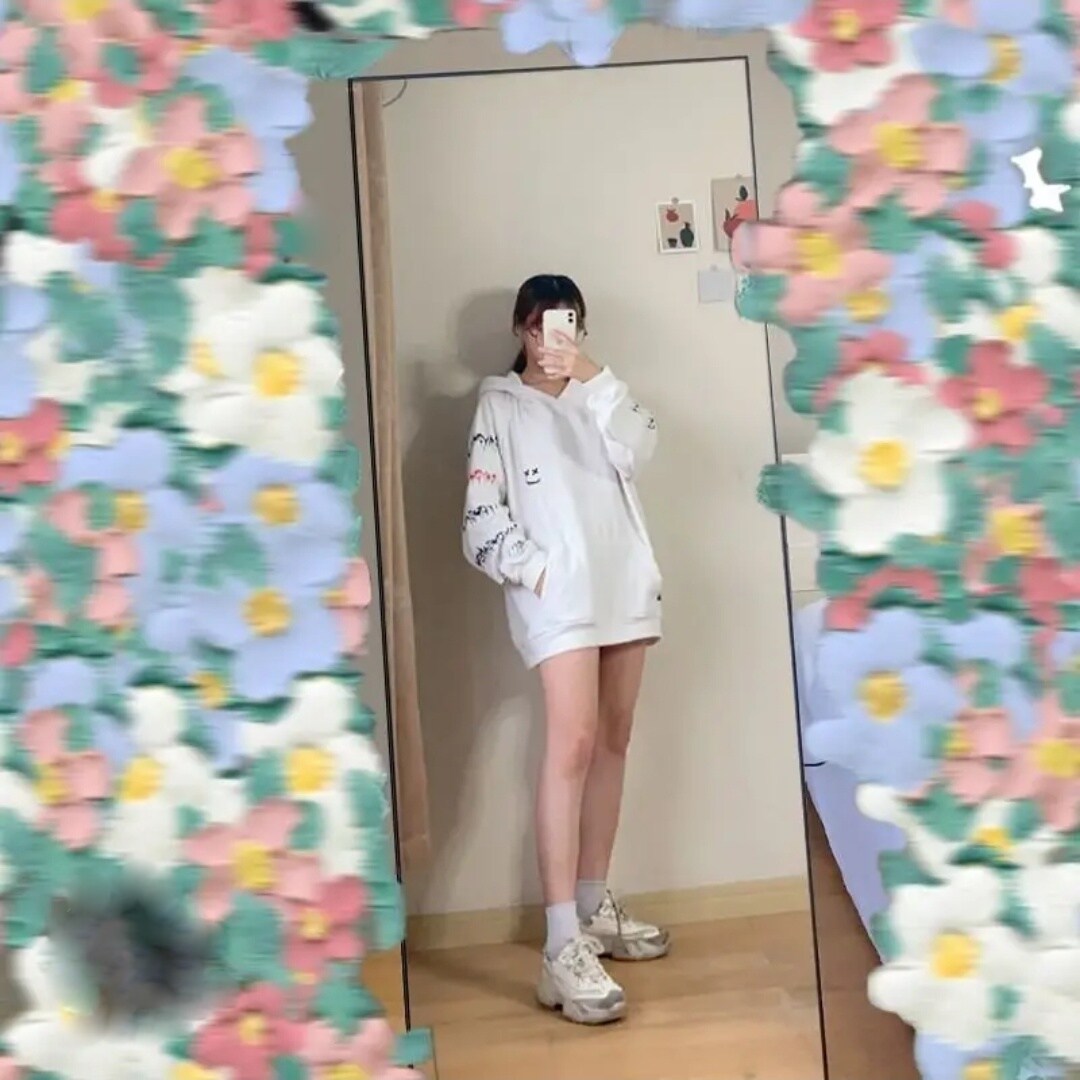 Full body floor full body mirror home bedroom student dormitory girl dressing full body mirror ins