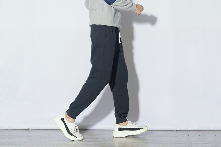 Quần thể thao màu cam Xã hội Quần thể thao nam bằng vải cotton Quần lửng và cashmere Quần bó màu sắc đơn giản Quần Harlan Quần đóng quần âu nam đẹp