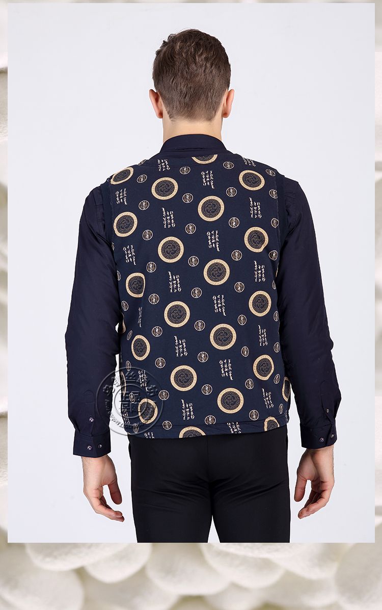Tằm vẻ đẹp người đàn ông mới của 100% lụa vest vest bông áo khoác bông áo khoác mùa đông ấm áp lót thẳng áo khoác nam đẹp