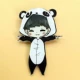 TFboys hoạt hình acrylic huy hiệu Harajuku trâm cài Wang Junkai Wang Yuan ba huy hiệu trâm nhỏ dễ thương