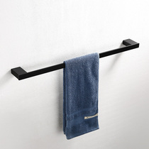 German plated black 304 stainless steel wool towel rack towel single-bar toilet shelve bathroom hardware pendant