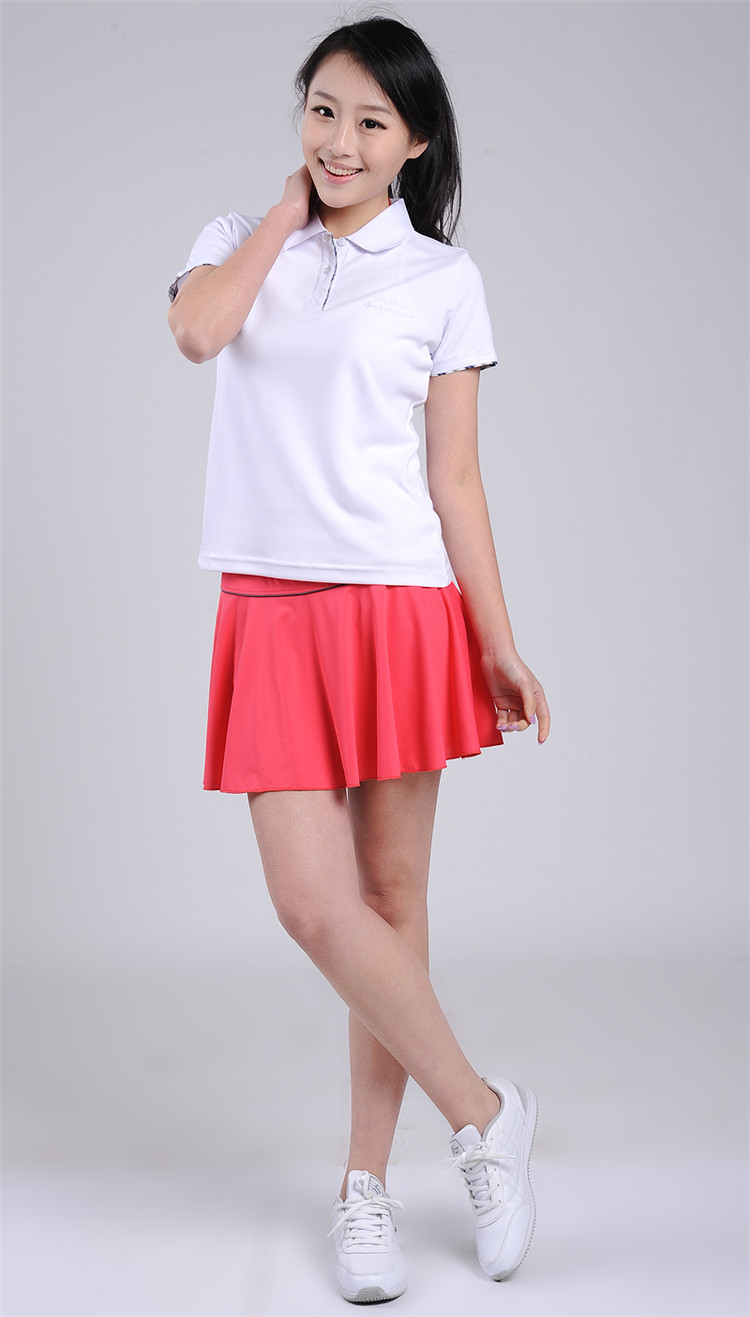 Váy tennis trắng váy cầu lông váy quần nữ váy chống đi nhẹ thể thao váy váy váy thể dục - Trang phục thể thao bộ adidas nữ cộc tay