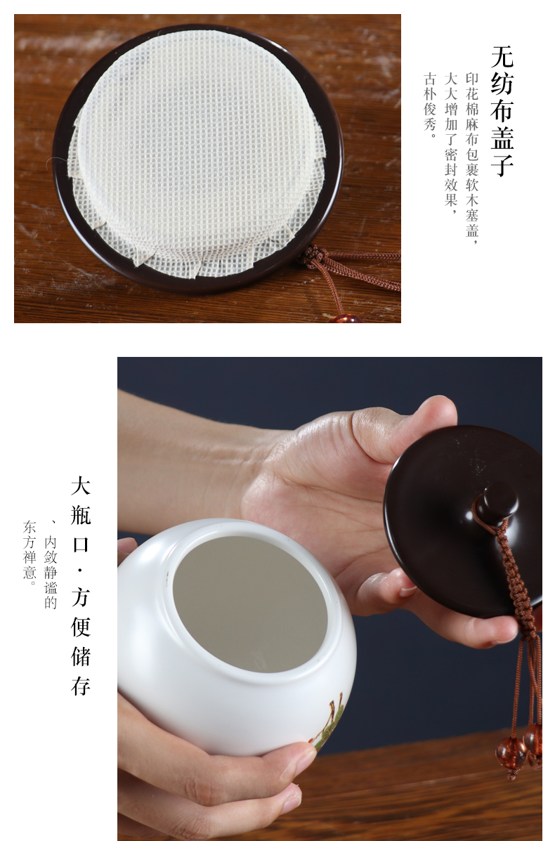 Spring, summer, autumn and winter home seal tea pot ceramic tea boxes portable storage of individual character vogue pot pu 'er tea