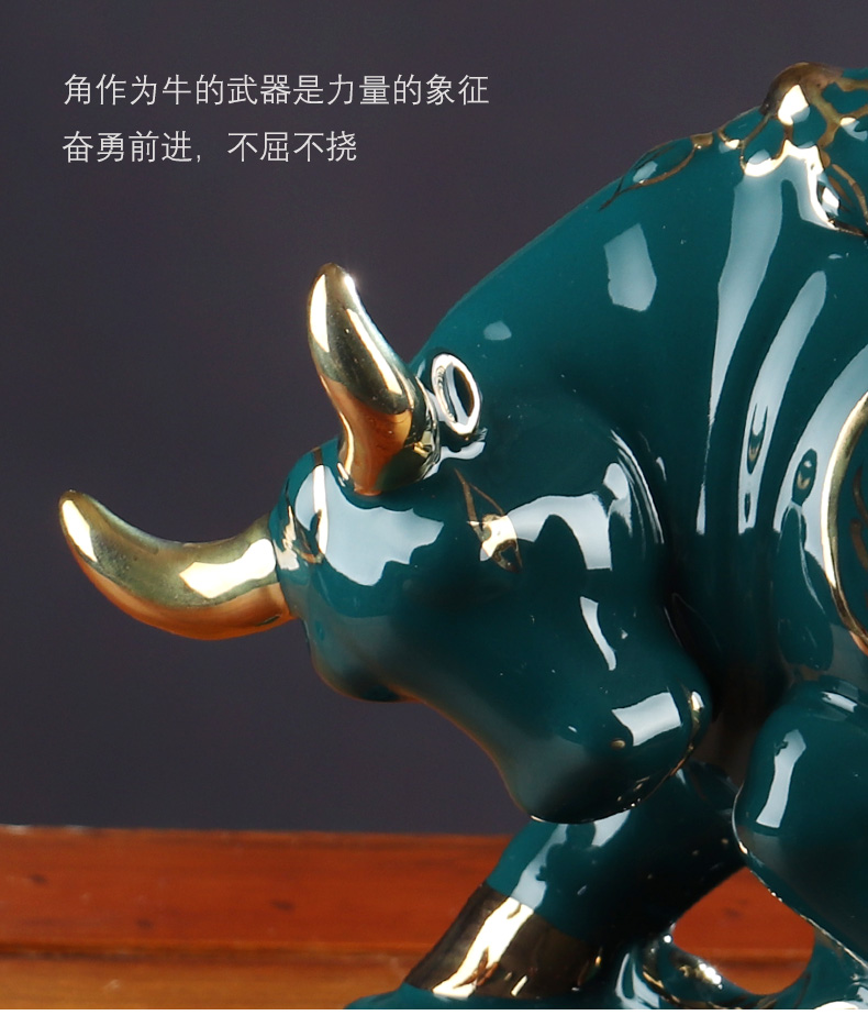 Bullish jingdezhen ceramics furnishing articles rich ancient frame home decoration wine sitting room arts and crafts