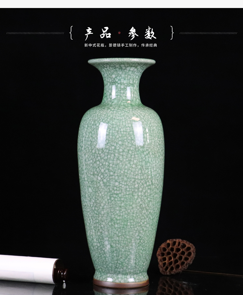 Large ground jun porcelain of jingdezhen ceramics vase furnishing articles dried flower arranging flowers sitting room adornment that occupy the home arts and crafts