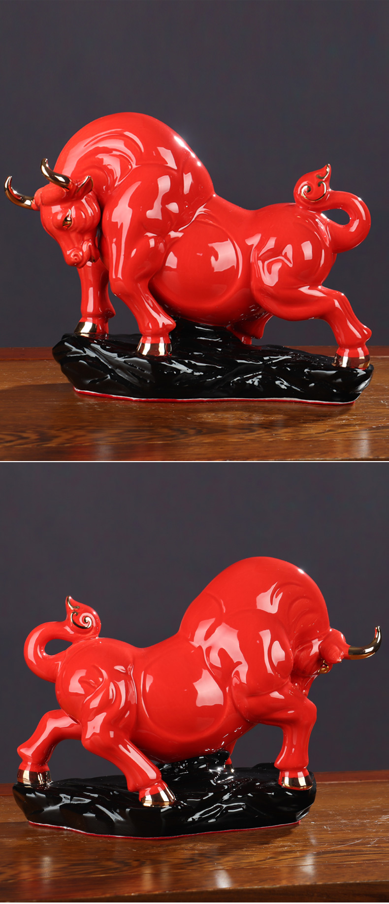 Bullish jingdezhen ceramics furnishing articles rich ancient frame home decoration wine sitting room arts and crafts