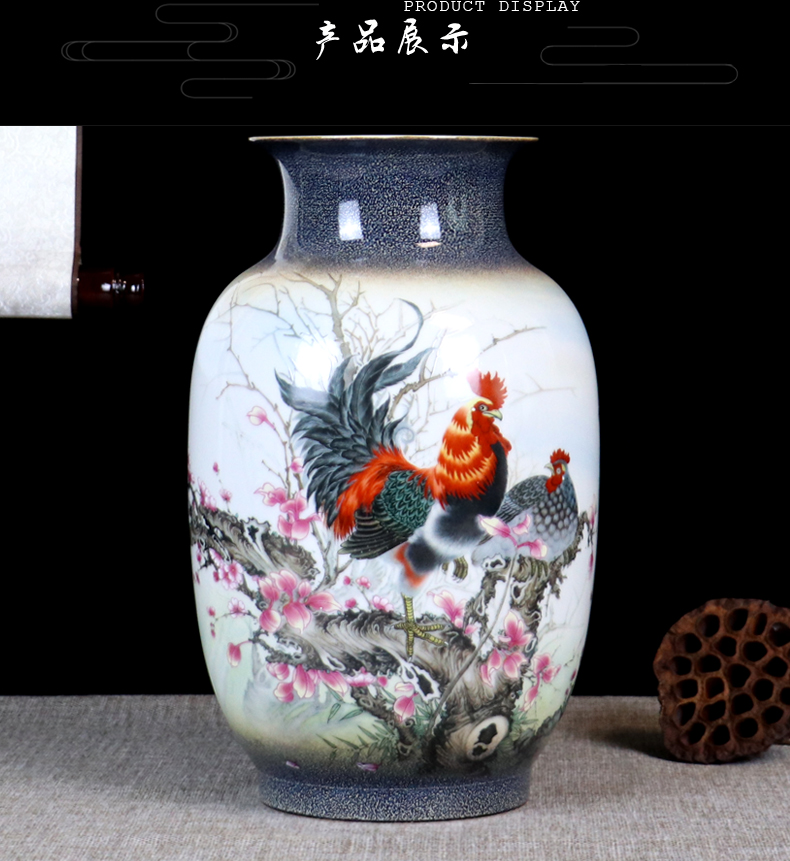 The Master color glaze porcelain vase furnishing articles of jingdezhen ceramics flower arranging dried flowers sitting room home decorative arts and crafts