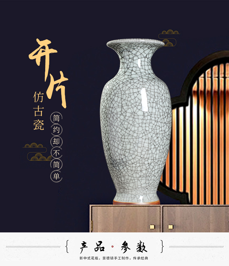 White antique up creative jingdezhen ceramics vase furnishing articles sitting room dry flower arranging flowers home decoration arts and crafts