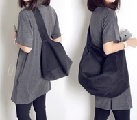 Большая черная водонепроницаемая нейлоновая ткань