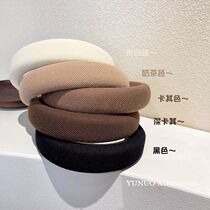 South Korean web Red Sea Cotton Hair Stirrup High Cranial Top Hair Clip Head Stirrup Press and face small washface 2021 New broadside