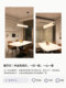 Sharedon Wabi-Sabi Style Chandelier, Modern Creative Art Dining Table, Trendy Tea Room Long Strip Lighting